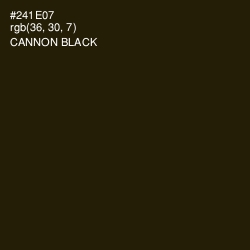 #241E07 - Cannon Black Color Image
